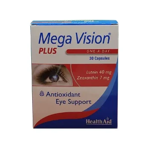 کپسول مگاویژن پلاس هلث اید به حفظ سلامت چشم و تقویت بینایی کمک می‌کند.