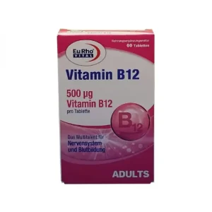 قرص ویتامین ب12 یوروویتال با تامین ویتامین B12 مورد نیاز بدن به حفظ سلامت عمومی کمک می‌کند.