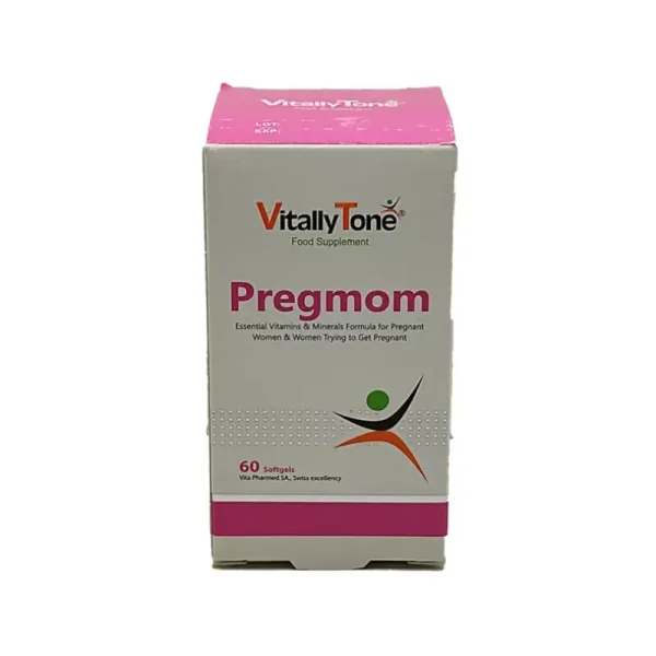 سافت ژل پرگمام ویتالی تون مکمل مورد نیاز بدن بانوان پیش از بارداری و حفظ سلامت مادر و جنین در دوران بارداری است.