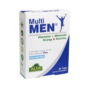 Alfa Vitamins Multi Men Tabs30-قرص مولتی من آلفا ویتامینز 30 عددی