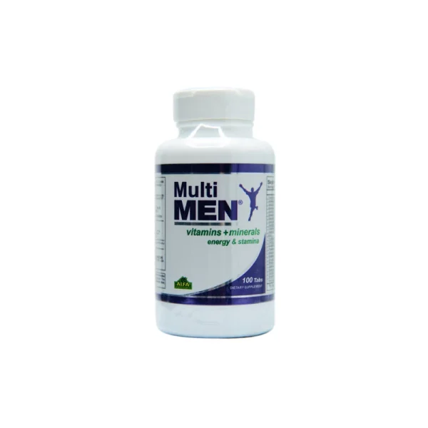 قرص مولتی من آلفا ویتامینز 60 عددی-Alfa Vitamins Multi Men Tabs60