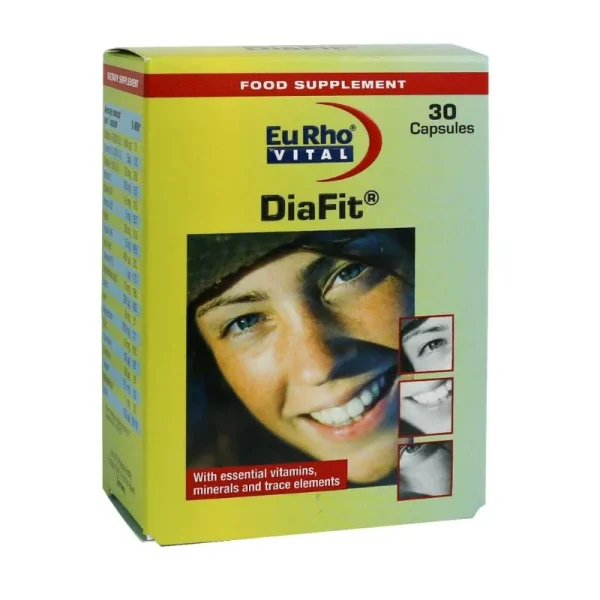 EuRho Vital DiaFit 60 Caps-کپسول دیافیت یوروویتال 60 عددی