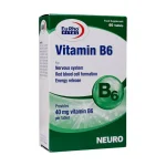 Eurho Vital Vitamin B6 60 Tablets قرص ویتامین B6 یوروویتال 60 عدد