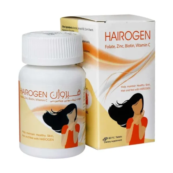 Shaygan Darou Afshan Hairogen 60 Tablets-قرص هیروژن دارو افشان شایگان 60 عدد