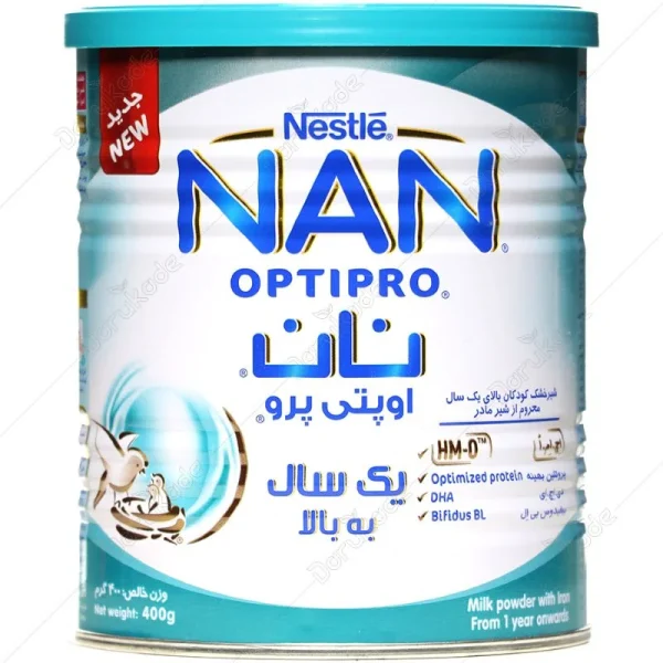 Nestle Nan 3 Milk Powder 400g-شیر خشک نان ۳ نستله مناسب یک سالگی به بعد ۴۰۰ گرم