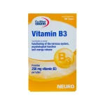 Eurhovital Vitamin B3 - 60 Tabs قرص ویتامین ب3 یوروویتال جهت بهبود سیستم عصبی و متابولیسم انرژی بدن