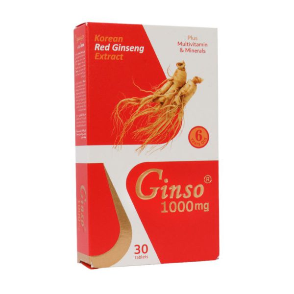 Vitsky Ginso 1000 mg 30 Tablets-قرص جینسو 1000 میلی گرم ویت اسکای 30 عدد