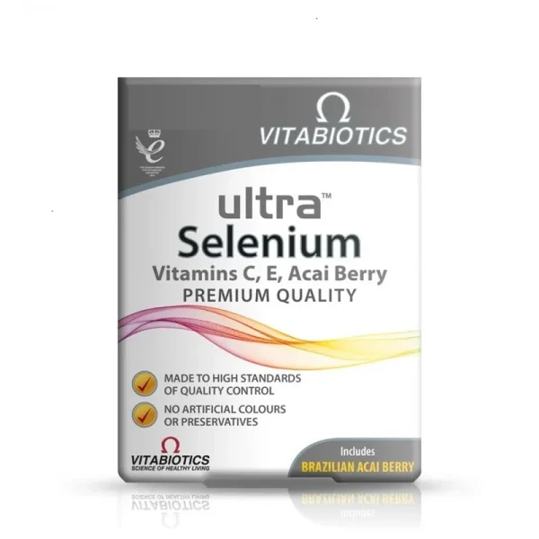 Vitabiotics Ultra Selenium 30 Tablet-قرص اولترا سلنیوم ویتابیوتیکس 30 عددی