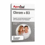 قرص کروم و ویتامین ب 3 آپوویتال 30 عددی-Apovital and B3 30 Tablets