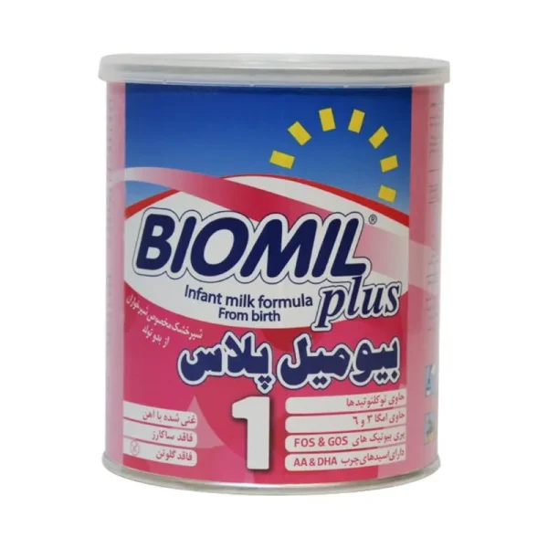 Fasska Biomil Plus 1 Milk Powder For Infants From Birth to 6 Months 400mg-شیر خشک بیومیل پلاس ۱ فاسبل ۰ تا ۶ ماه ۴۰۰ گرم