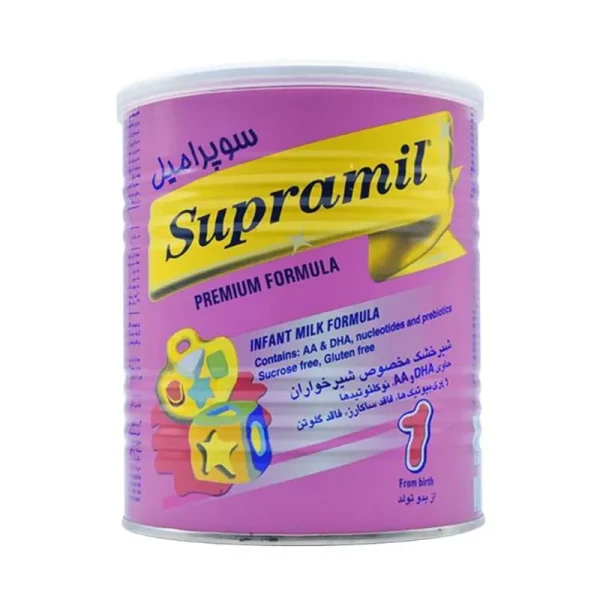 Fasska Supramil 1 Milk Powder 400 g-شیر خشک سوپرامیل ۱ فاسکا از بدو تولد تا ۶ ماهگی ۴۰۰ گرم