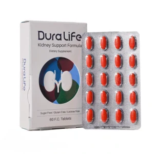 Faran Shimi Duralife Multi Vitamin 60 F.C.Tabs-قرص مولتی ویتامین دورالایف کیدنی فاران شیمی مناسب بیماران کلیوی 60 عدد