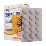 Eurho Vital Vitamin C 1000 Depot 60 Tabs-قرص ویتامین C 1000 میلی گرم دپو یوروویتال 60 عدد