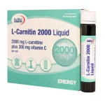 Eurhovital L Carnitin 2000 Liquid 6 Vials-ویال ال کارنیتین 2000 میلی گرم یوروویتال 6 عدد