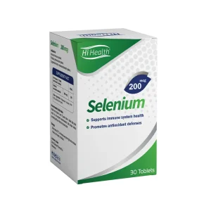 Hi Health Selenium 200 mcg 30 Tablets-قرص سلنیوم 200 میکروگرم های هلث 30 عدد