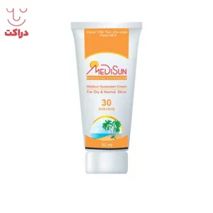 کرم ضد آفتاب پوست خشک و معمولی SPF30 مدیسان