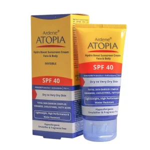 کرم ضد آفتاب SPF40 آتوپیا آردن مناسب پوست خشک